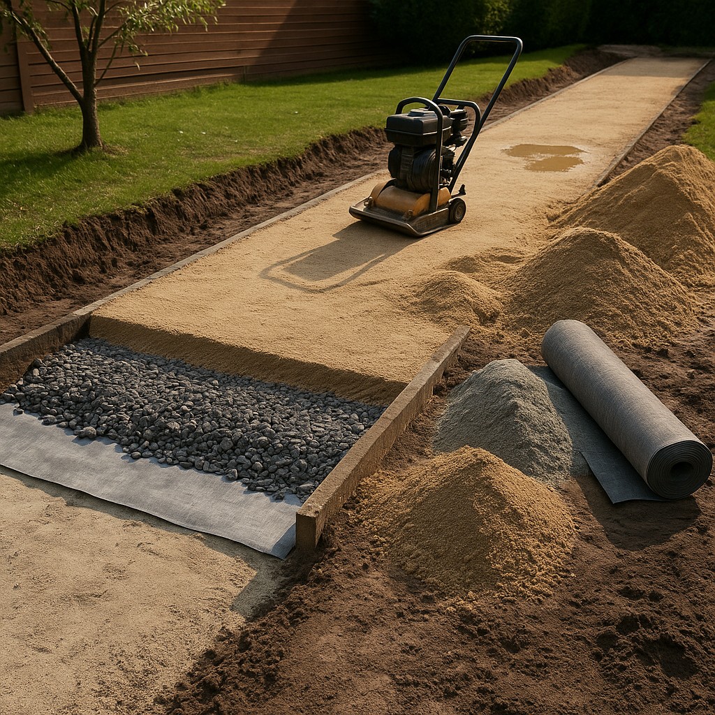 Почему дорожки «плывут» весной: ошибка с песком, отсевом и геотекстилем