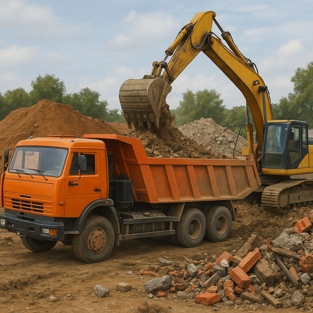 Вывоз грунта и строительного мусора: 5 ошибок, из-за которых вы переплачиваете